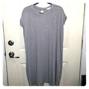 Grey jersey dress